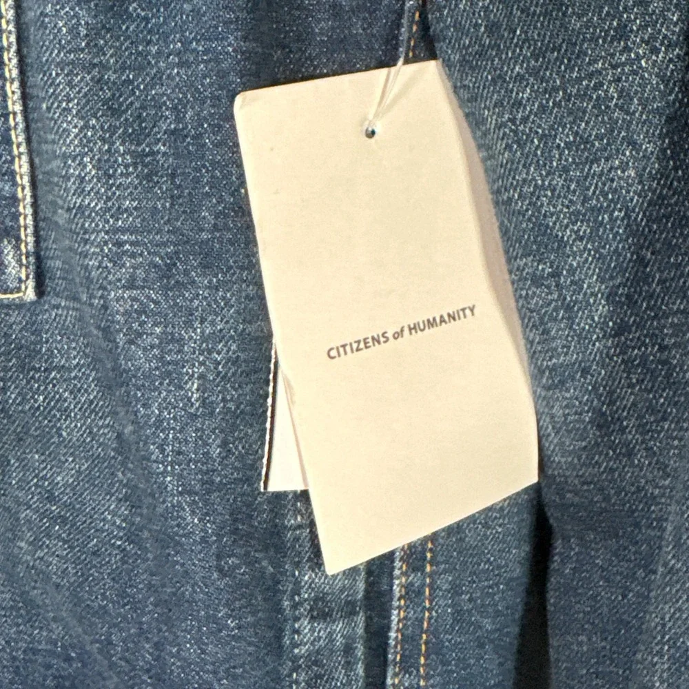 Citizens Of Humanity Denim Jacket Mens XL Blue Hopper Quilted Lined Corduroy